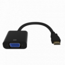 Adaptador Conversor Gembird HDMI a VGA con Audio (Negro) - A-HDMI-VGA-03