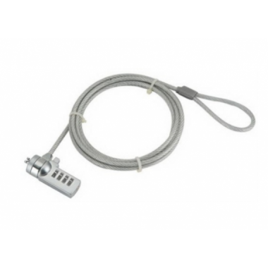 Cable de Seguridad para Port&aacute;tiles Gembird Combinaci&oacute;n Num&eacute;rica de 4 D&iacute;gitos LK-CL-01