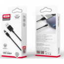 Cable Magnético Micro USB XO NB187 1 Metro 2.1A para Carga y Datos