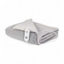 Manta Eléctrica Doble Orbegozo MAH 2050 Gris y Blanca 150x160cm