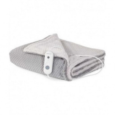 Manta El&eacute;ctrica Doble Orbegozo MAH 2050 Gris y Blanca 150x160cm