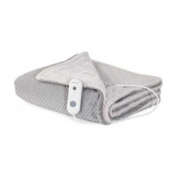 Manta Eléctrica Doble Orbegozo MAH 2050 Gris y Blanca 150x160cm