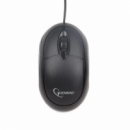 Ratón Óptico Gembird USB-A 1000 DPI Negro (MUS-U-01)