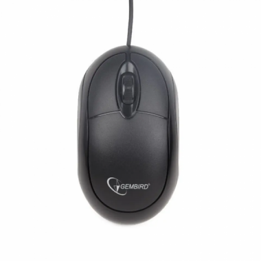 Rat&oacute;n &Oacute;ptico Gembird USB-A 1000 DPI Negro (MUS-U-01)