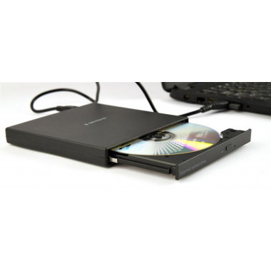 Grabadora DVD Externa Gembird DL RW USB-A Negra (DVD-USB-04)