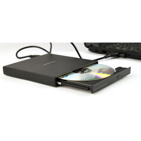 Grabadora DVD Externa Gembird DL RW USB-A Negra (DVD-USB-04)