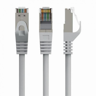 Latiguillo de Red GEMBIRD RJ-45 Categor&iacute;a 6 FTP de 15 Metros (Gris) - PP6-15M