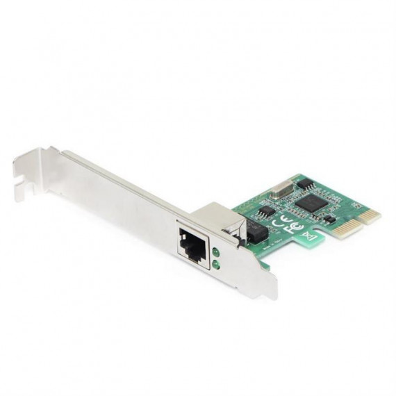 Tarjeta de Red PCI Express Gembird Realtek Gigabit Ethernet RJ45 NIC-GX1