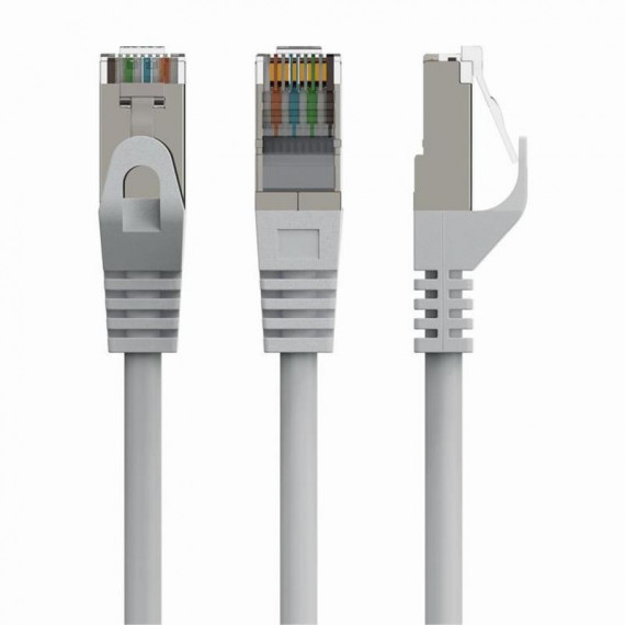 Latiguillo de Red Gembird RJ-45 Cat.6 FTP - 10 Metros, Gris (PP6-10M)
