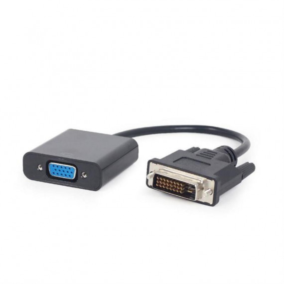 Adaptador Gembird DVI-D (24+1) Macho a VGA Hembra, Negro (A-DVID-VGAF-01)