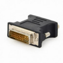 Adaptador Gembird DVI-I (24+5) Macho a VGA Hembra - Negro