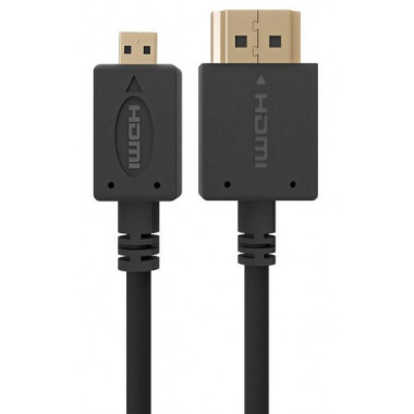 Cable Gembird Micro HDMI Macho - HDMI Macho / 1.8 m / 4K / Negro (CC-HDMID-6)