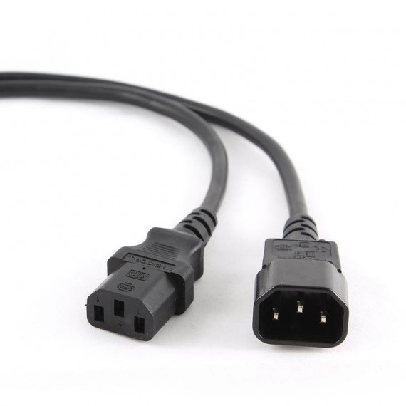 Cable de Alimentación Prolongador Gembird C13 Hembra a C14 Macho 3 Metros (PC-189-VDE-3M)