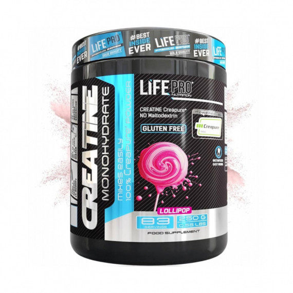 Creatina LIFE PRO Creapure® 250 G | Lollipop
