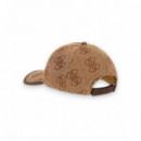 Boston Baseball Cap Beige/brown  GUESS