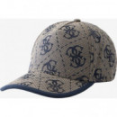 Boston Baseball Cap Sand/blue  GUESS