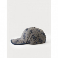 Boston Baseball Cap Sand/blue  GUESS