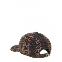 Printed Gabardine Baseball Cap Brown Mul  GUESS