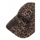 Printed Gabardine Baseball Cap Brown Mul  GUESS