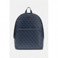Milano Compact Backpack Blue  GUESS