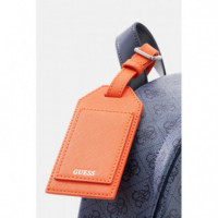 Milano Compact Backpack Blue  GUESS