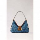 Camden Shoulder Bag Denim Logo  GUESS
