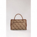 AUDREY LOGO GIRLFRIEND SATCHEL LATTE LOG