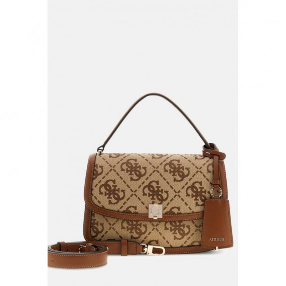 AUDREY LOGO CNVRTBL XBDY FLAP LATTE LOGO