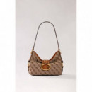 CAMDEN MINI SHOULDER BAG LATTE LOGO/COGN