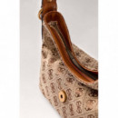 CAMDEN MINI SHOULDER BAG LATTE LOGO/COGN