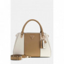 NOELLE II LUXURY SATCHEL OFF WHITE/BEIGE