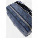 Milano Small Necessaire Blue Denim  GUESS
