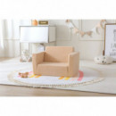 Butaca Teddy Beige 2 En 1