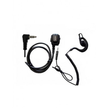 JETFON BR-1704E/C Micro Auricular Para Yaesu Clavija Jack 3.5 DYNASCAN 1D MINI, VX-110-150 Sin Rosca
