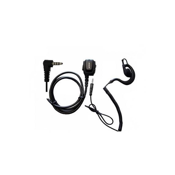JETFON BR-1704E/C Micro Auricular Para Yaesu Clavija Jack 3.5 DYNASCAN 1D MINI, VX-110-150 Sin Rosca