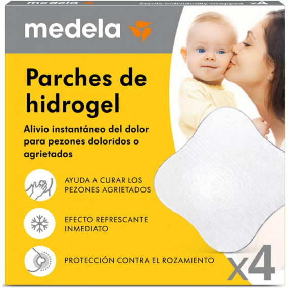 4 Unidades Parches De Hidrogel Medela