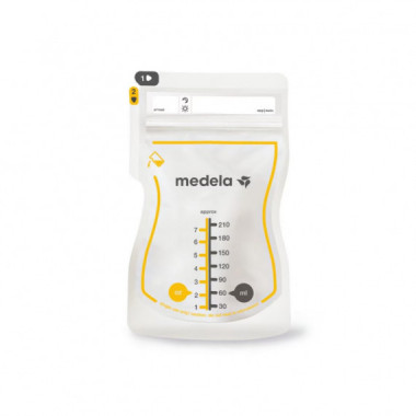 25 Unidades Bolsas De Almacenamiento De Leche Materna Easy Pour Medela
