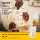 25 Unidades Bolsas De Almacenamiento De Leche Materna Easy Pour Medela