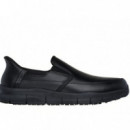 Zapatilla Skechers Slip-ins Work: Nampa - Broxtin Hombre