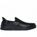 Zapatilla Skechers Slip-ins Work: Nampa - Broxtin Hombre