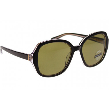 Gafas de Sol SERENGETI Hayworth 538001 Shiny Black Transparent Layer 54 18