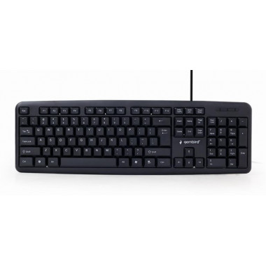 Teclado GEMBIRD Estandar USB Negro