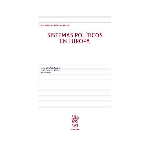 Sistemas Politicos en Europa 4ª Edicion   2026
