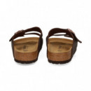 Pala 2 Hebillas Birko Flor Marron  BIRKENSTOCK