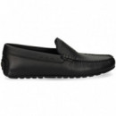 Conductor Liso Piel Negro  HUGO BOSS