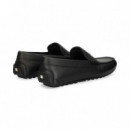 Conductor Liso Piel Negro  HUGO BOSS
