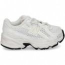 Deportivo Piel+malla Blanco  NEW BALANCE