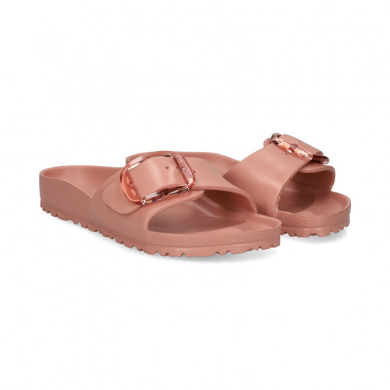 SANDALIA HEBILLAS GRANDES GOMA ROSA