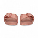 SANDALIA HEBILLAS GRANDES GOMA ROSA