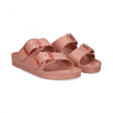 SANDALIA 2 HEBILLAS GRANDES GOMA ROSA
